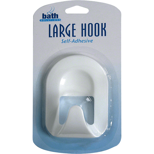 Bath Solutions Large Hook, Self-Adhesive