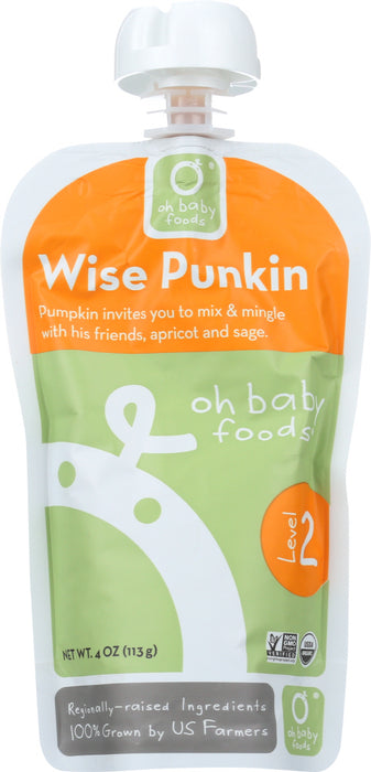 Oh Baby Foods Organic Wise Punkin Food