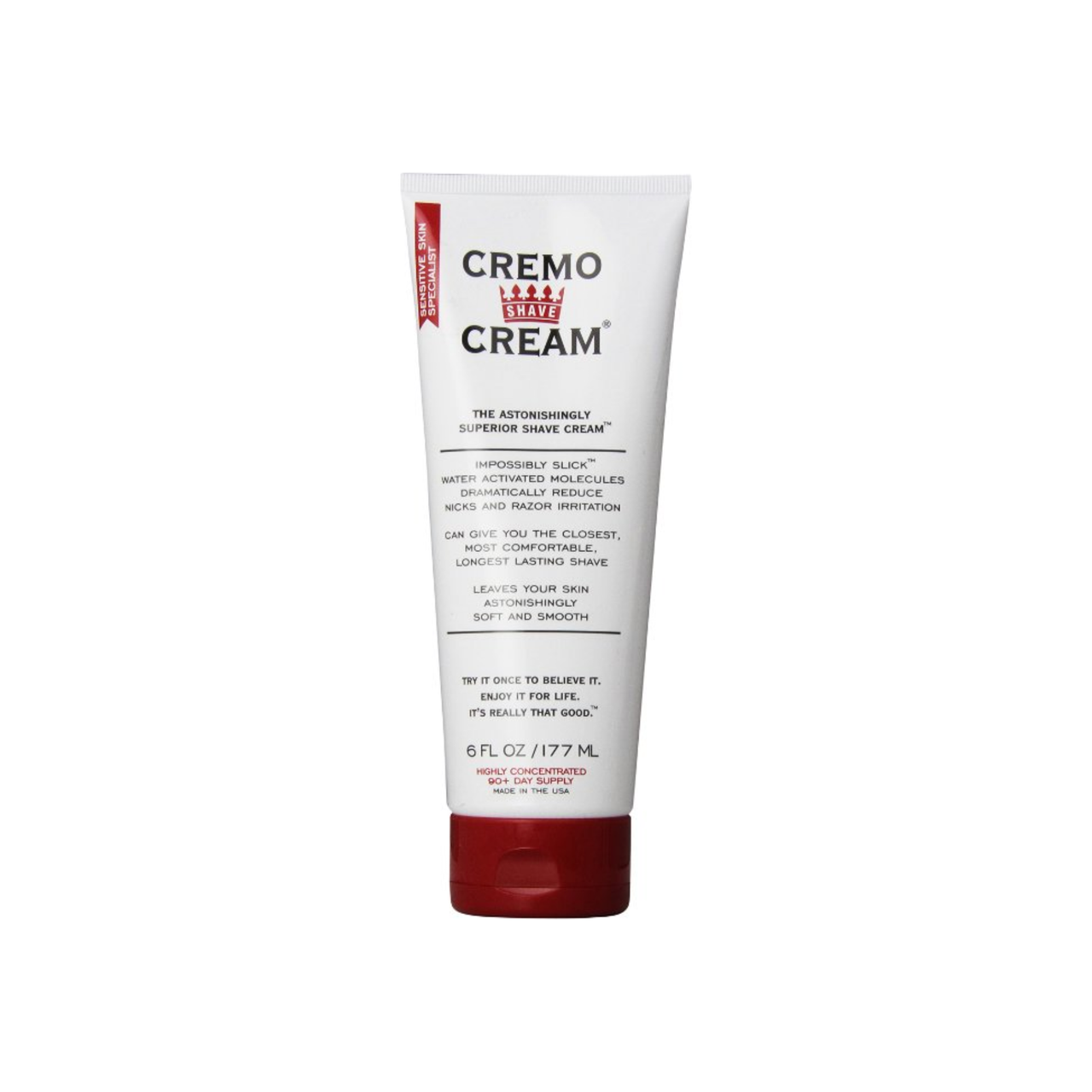 Cremo Shave Cream, Concentrated, Original Formula, Classic 6 Fl Oz