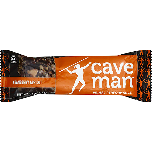 Caveman Crunch Cranberry Apricot Nut Bar, 1.4 Oz