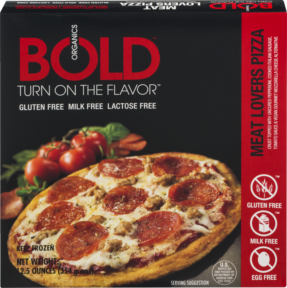 BOLD Organics Gluten Free Pizza Meat Lovers