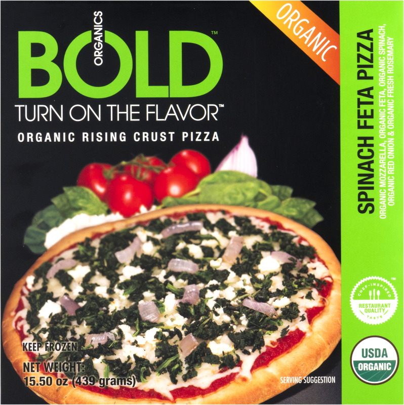 BOLD Organics Spinach Feta Pizza