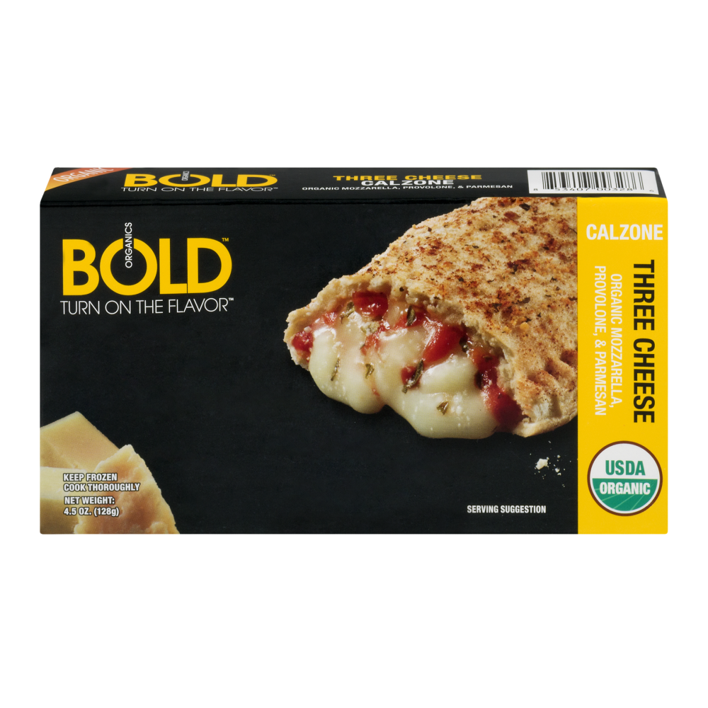 BOLD Organics Pizza Pocket Three Cheese