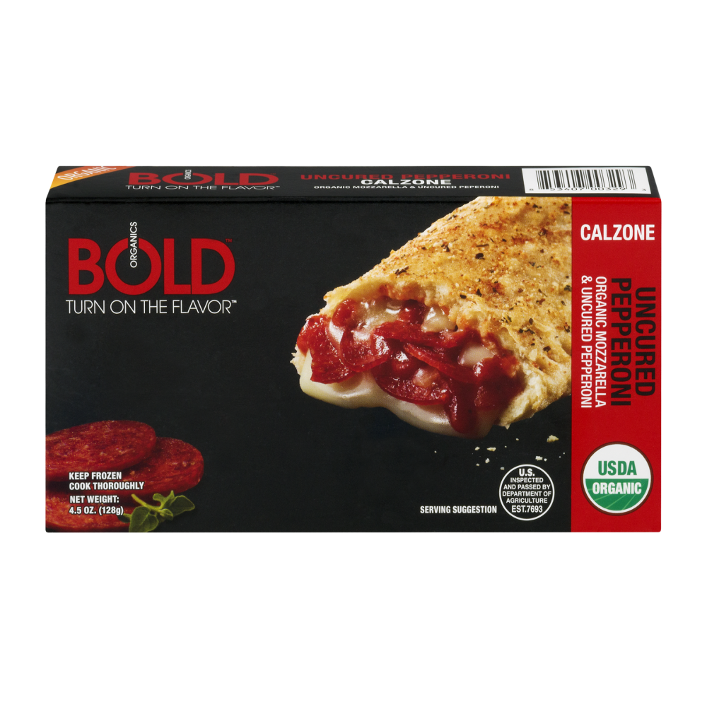 BOLD Organics Calzone Uncured Pepperoni