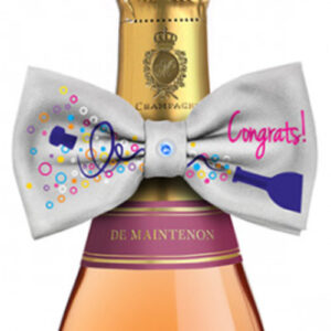 Botskis Bottle Bow Tie Congrats
