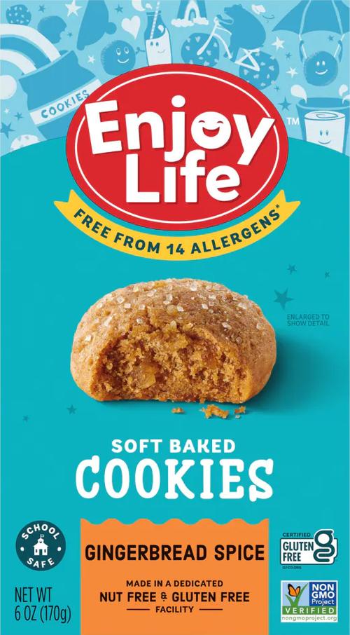 Enjoy Life Gingerbread Spice Soft Baked Cookies