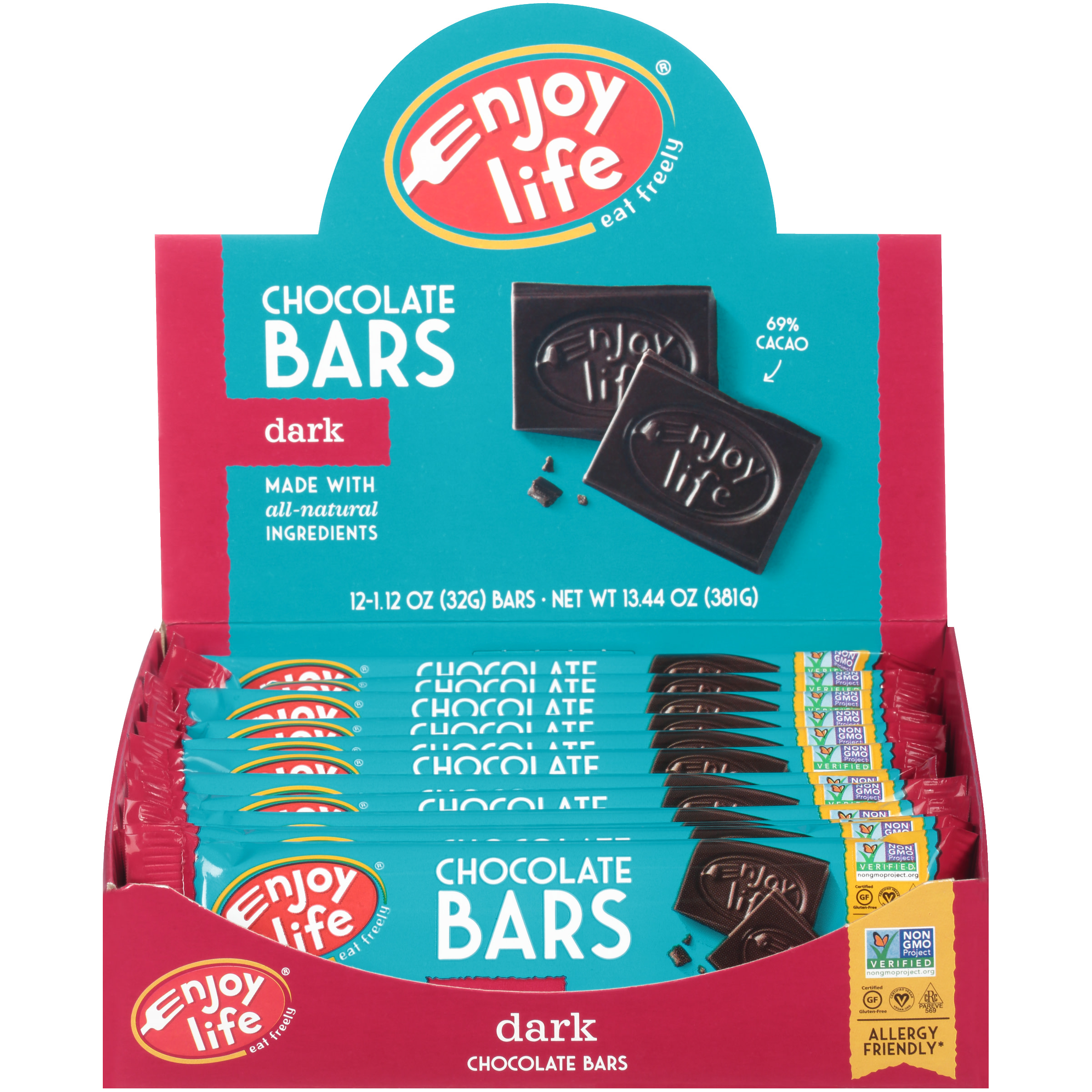 Enjoy Life Foods Gluten Free, Allergy Friendly Dark Chocolate Bar