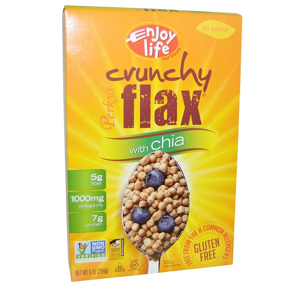 Enjoy Life Perky's Crunchy Flax Cereal With Chia Gluten Free