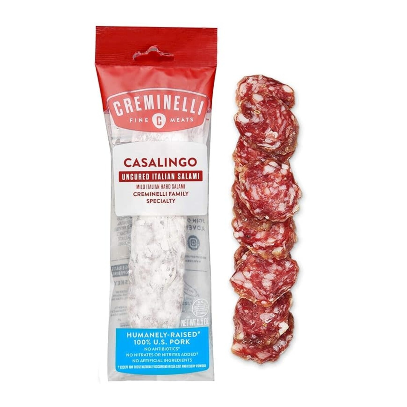 Creminelli Fine Meats Casalingo Salami, Uncured