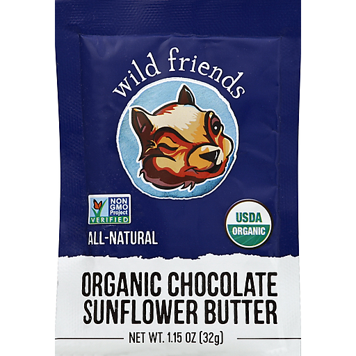 Wild Friends Sunflower Butter, Chocolate, Organic 1.15 Oz