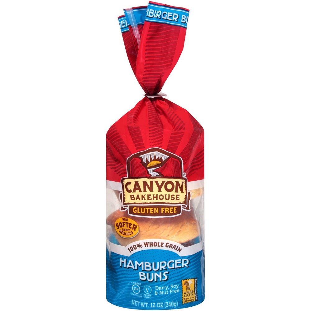 Canyon Bakehouse Gluten Free Whole Grain Hamburger Buns