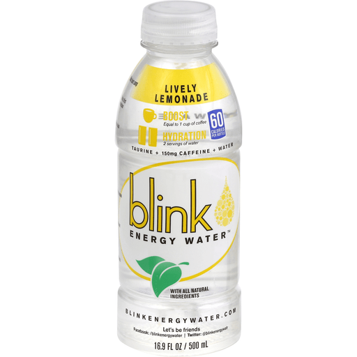 Blink Energy Water Lively Lemonade 16.9 Oz