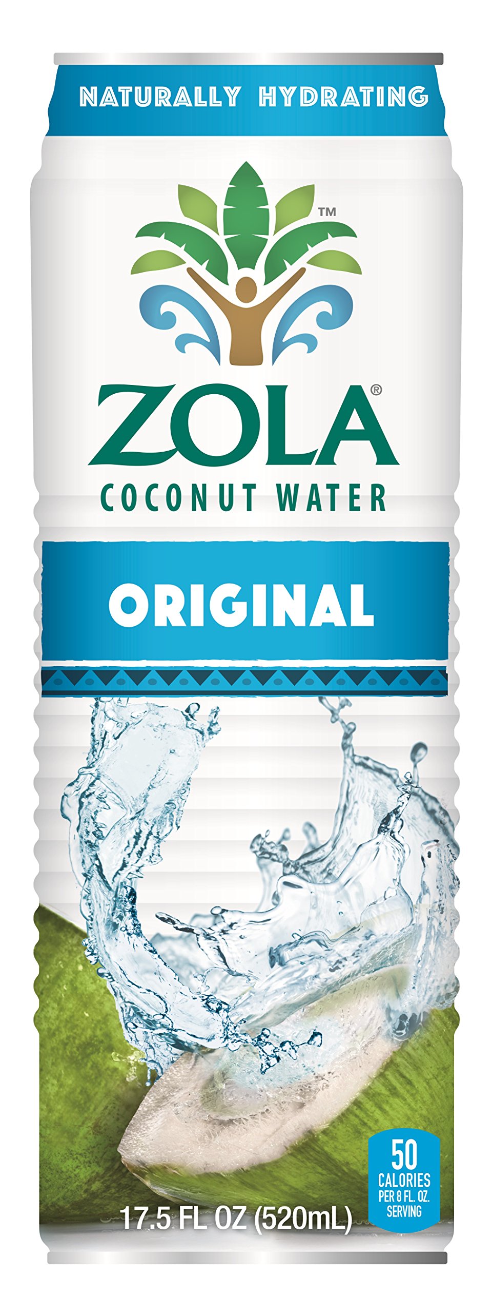 Zola Coconut Water, Original 17.5 Fl Oz