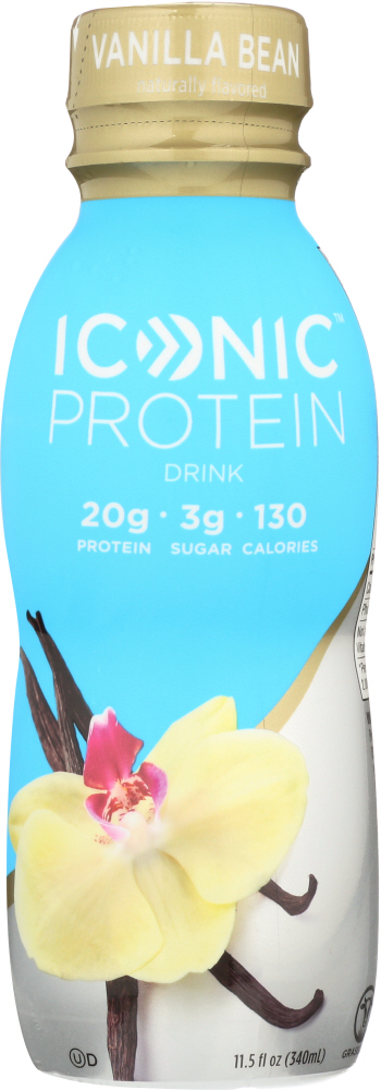 Iconic Vanilla Bean Protein Drink 11.5 Fl Oz Bottle