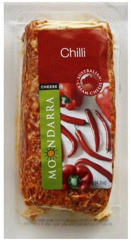 Moondarra Australian Cream Cheese, Chili 4.2 Oz
