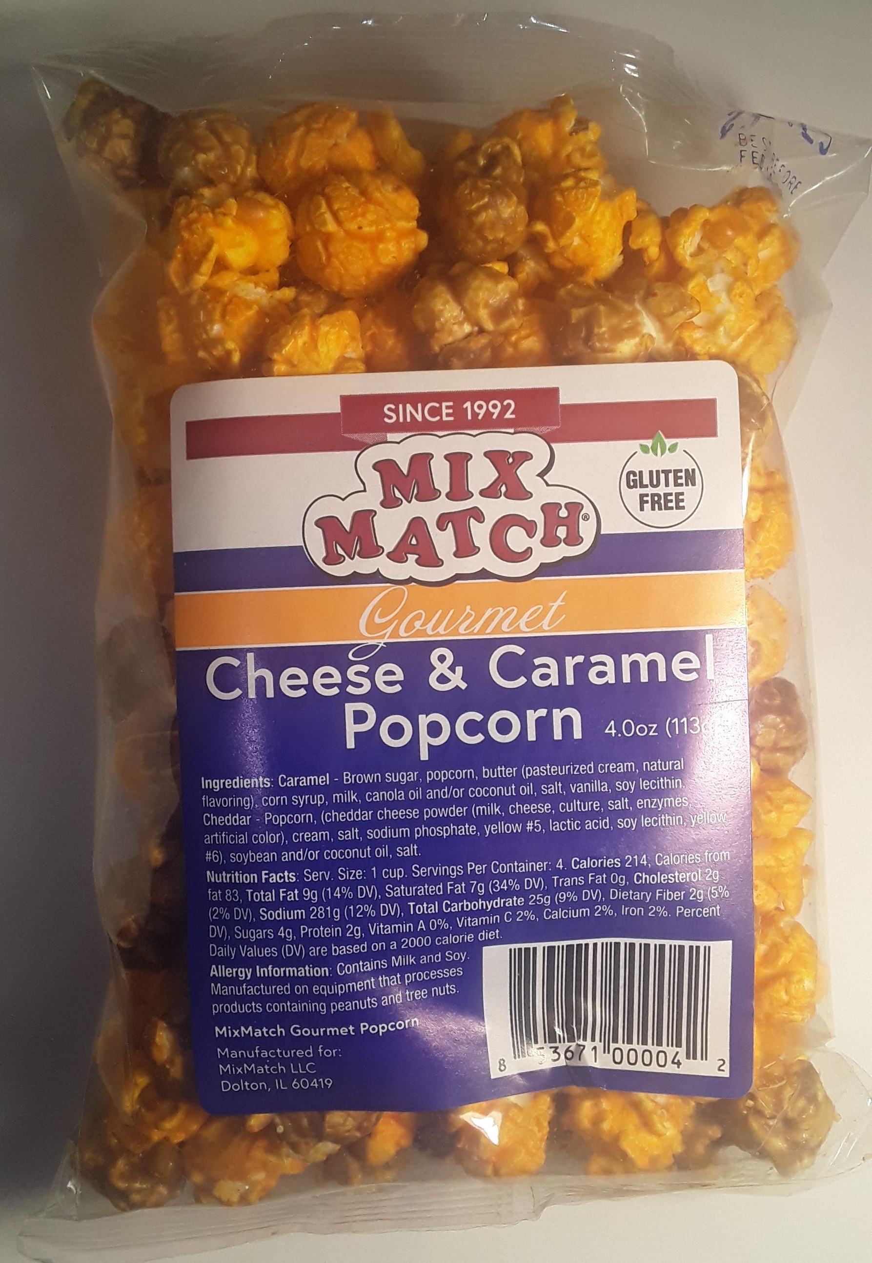Mix Match Cheese & Caramel, Pre-Priced Gourmet Popcorn - 6 Oz