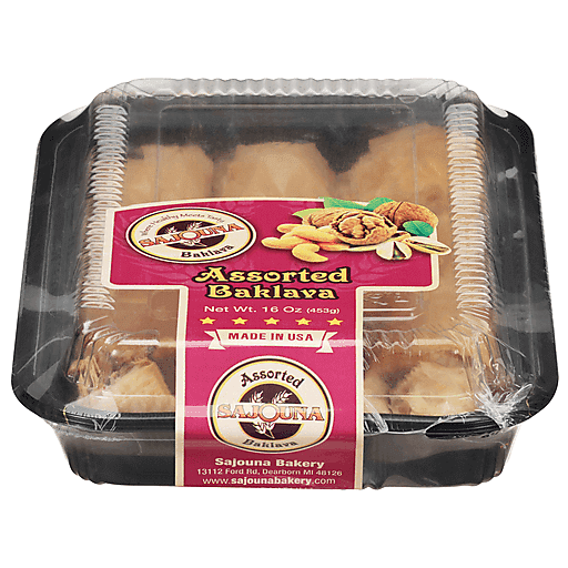 Sajouna Assorted Baklava 16 Oz