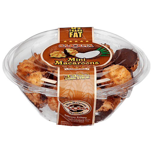 Sajouna Macaroons, Chocolate, Mini 12 Oz