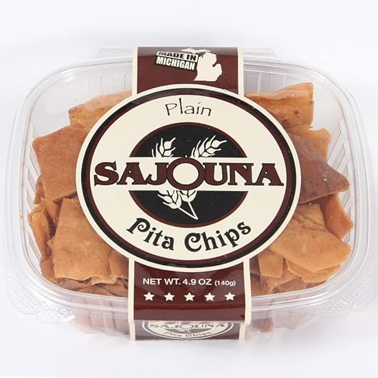 Generic Sajouna Plain Pita Chips 4.5 Oz 3pk
