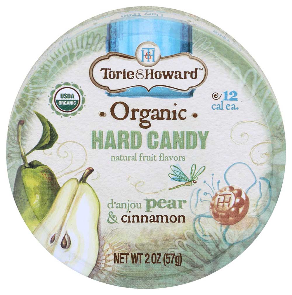 Torie & Howard Organic D'anjou Pear Cinnamon Hard Candy