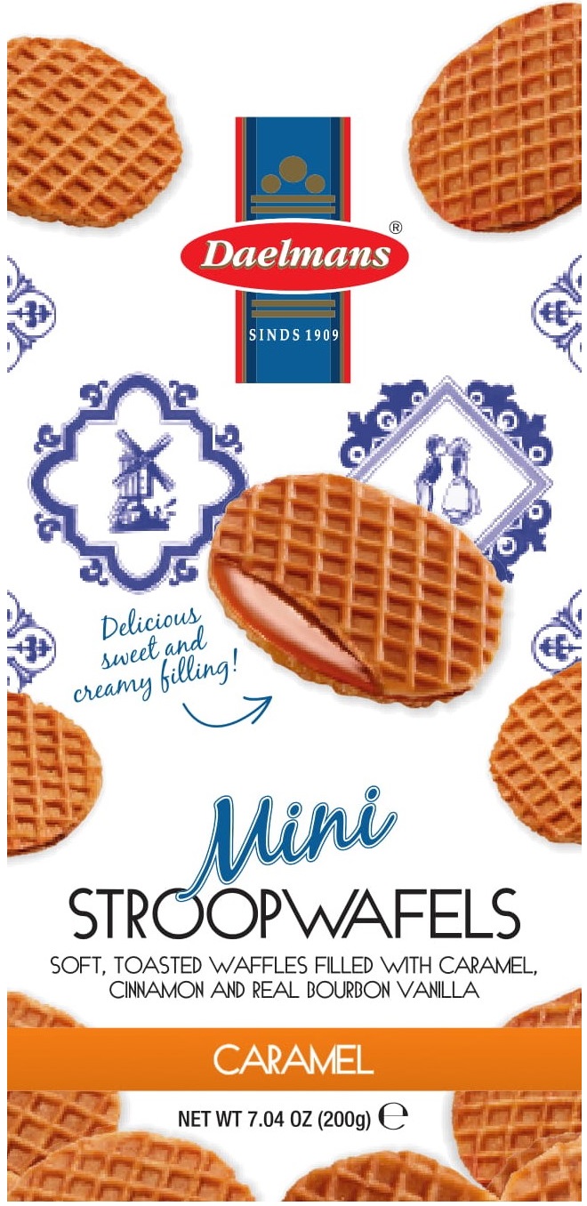 Daelman's The Original Dutch, Caramel Wafer Minis, 7.04-Ounce