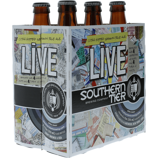 Southern Tier Ale, Pale, Bottle Conditioned, Live