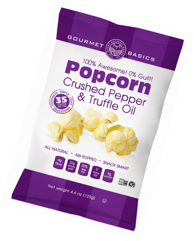 Gourmet Basics Awesome Popcorn Crushed Pepper And Truffle Oil, 4.4 Ounce