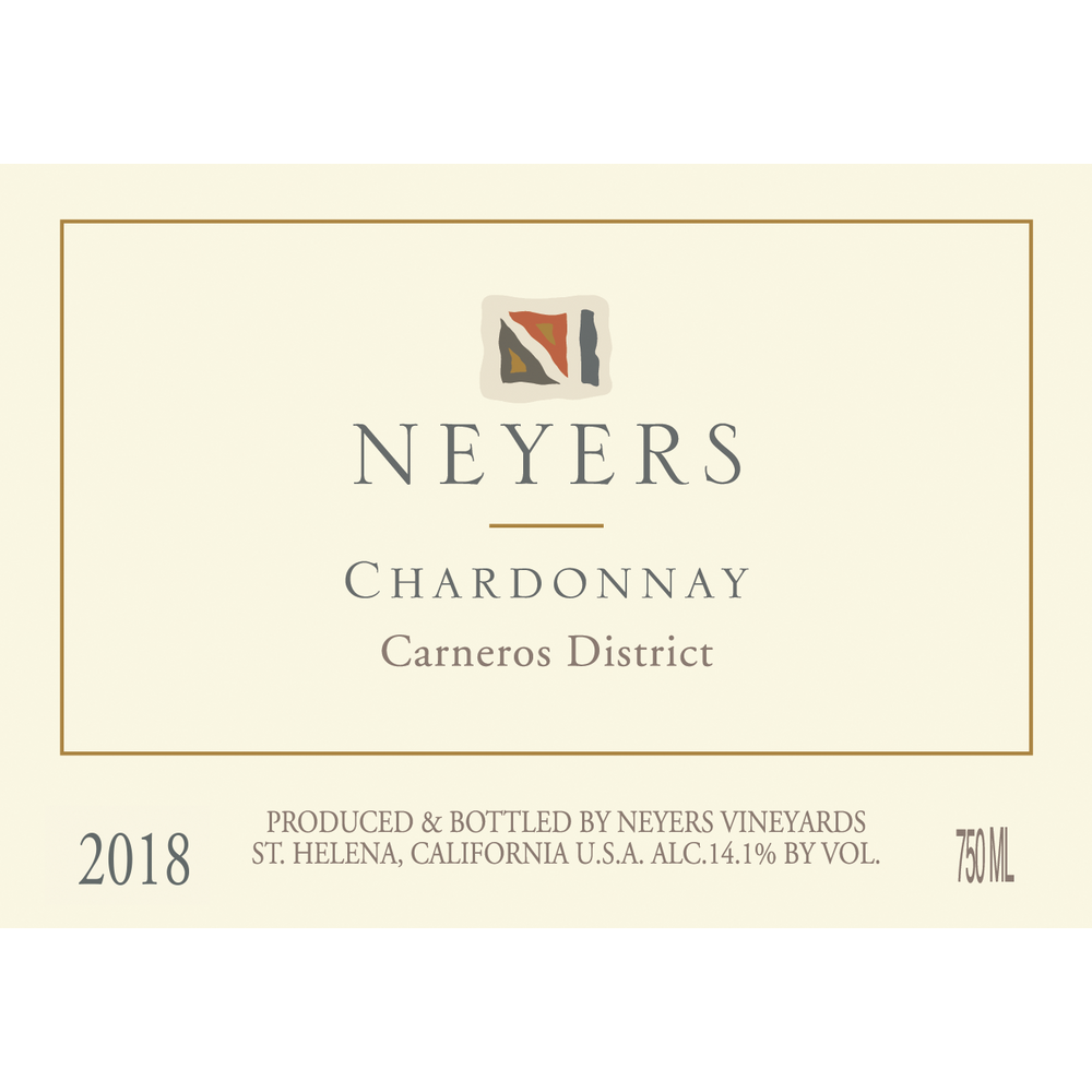 Neyers Chardonnay Carneros District White Wine, 750mL Wine Bottle