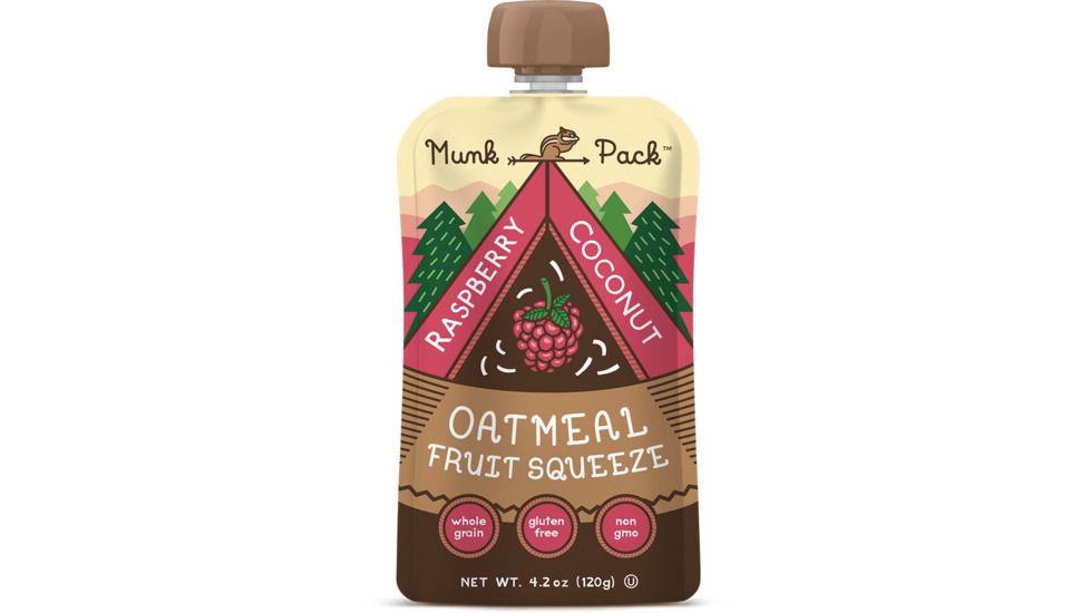 Munk Pack Raspberry Coconut Oatmeal Fruit Squeeze - 4.2oz
