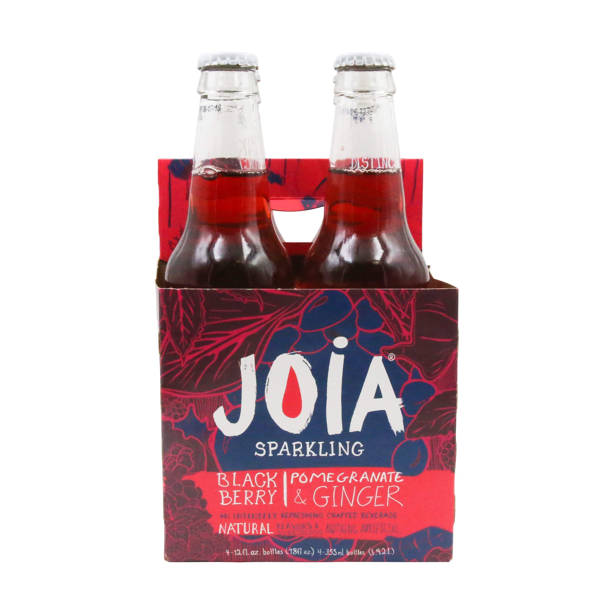 Joia Sparkling Beverage, Black Berry Pomegranate & Ginger