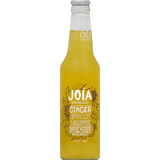 Joia Sparkling Beverage, Ginger Apricot & Allspice 12 Oz