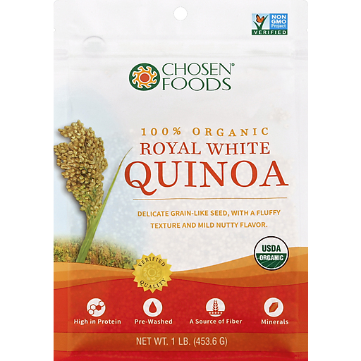 Chosen Foods Quinoa, Royal White, 100% Organic 1 Lb