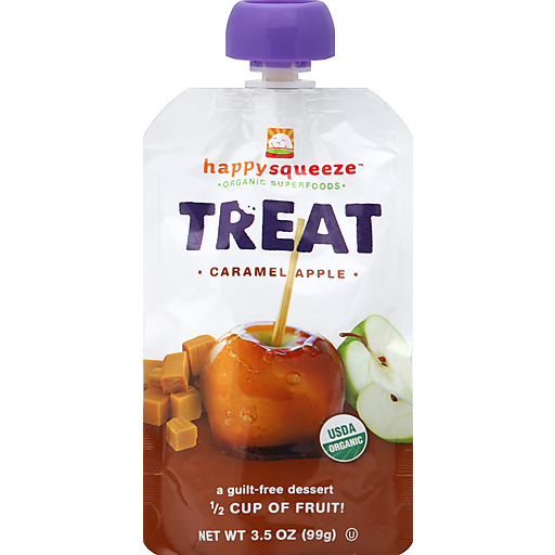 Happy Squeeze Treat, Caramel Apple