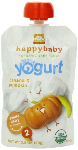 Happy Baby Organic Food Stage 2 Greek Yogurt Banana & Pumpkin