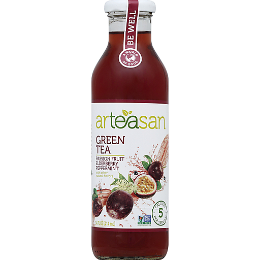 Arteasan Green Tea, Passion Fruit Elderberry Peppermint