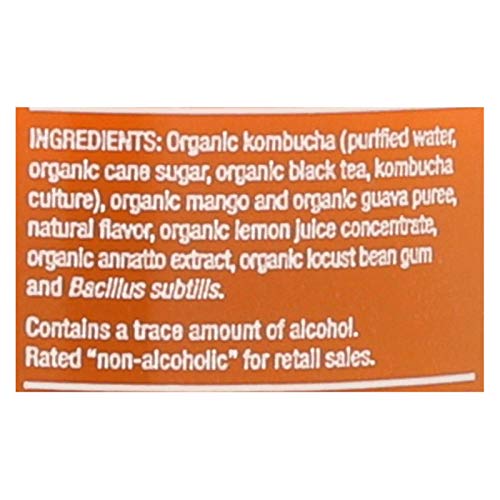 Bucha Live Kombucha, Guava Mango 16 Oz