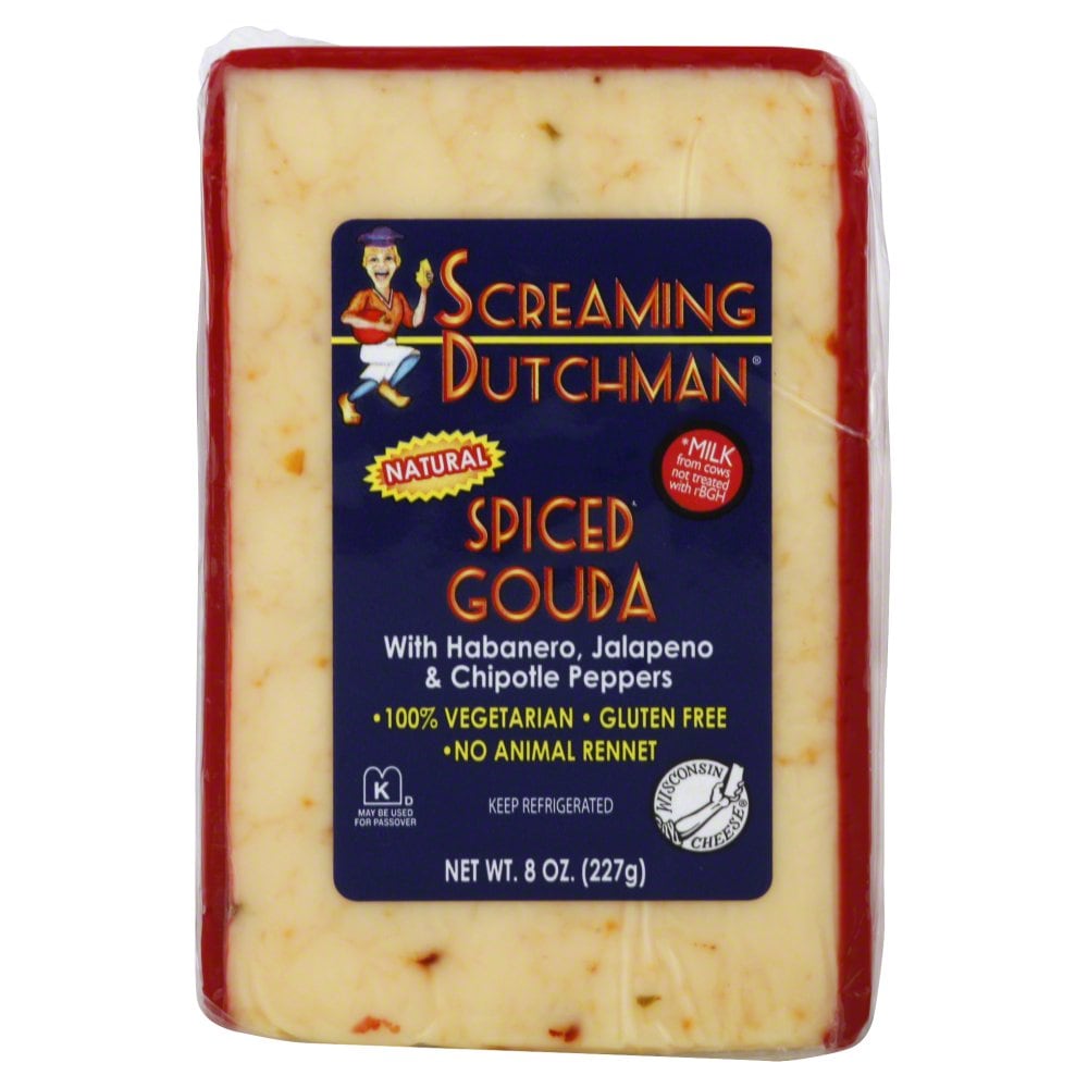 Screaming Dutchman Cheese, Spiced Gouda