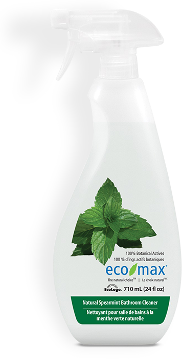 Eco Max EMAX-C102 Natural Spearmint Bathroom Cleaner, 24 Fl Oz