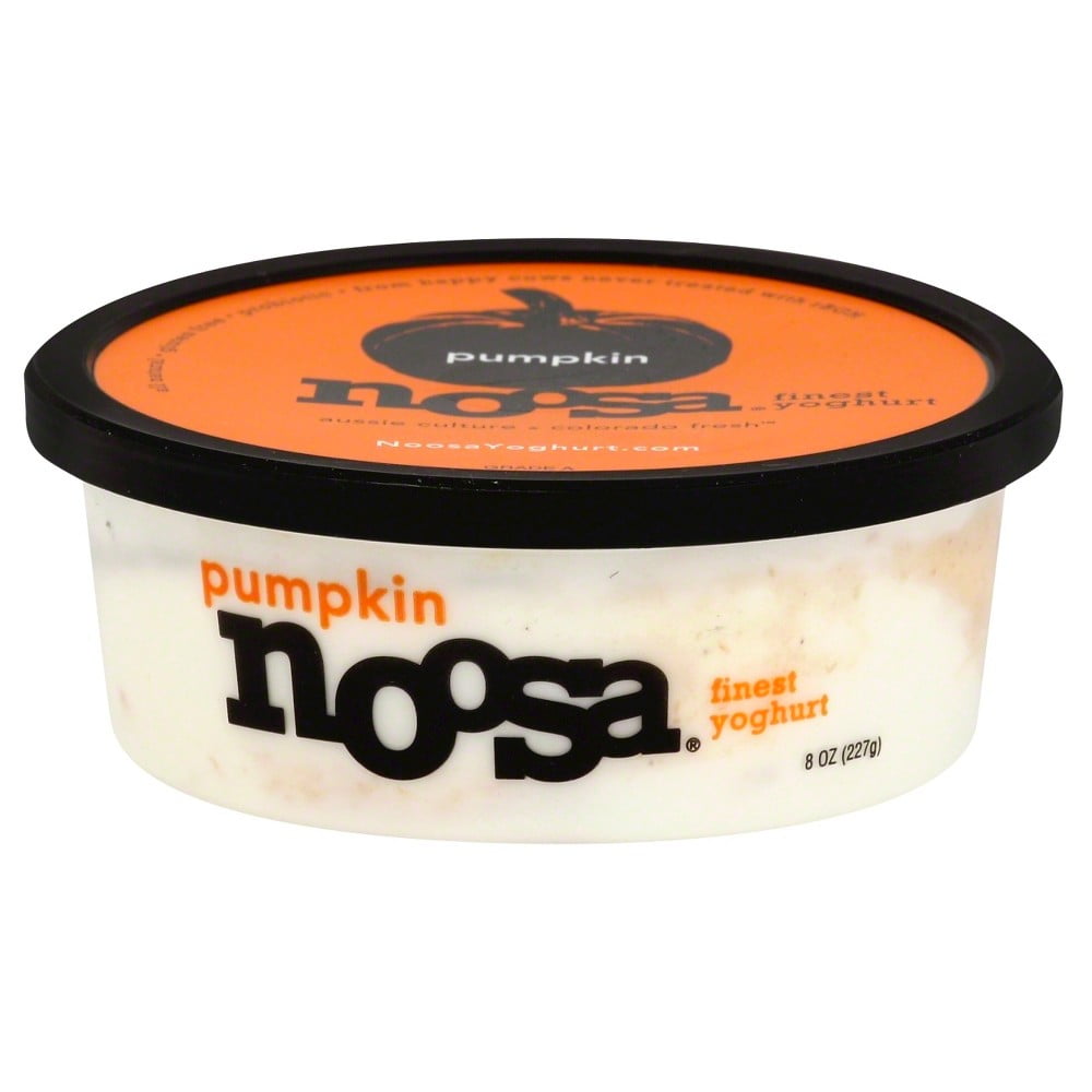 Noosa Yoghurt, Pumpkin, 8 Oz, Whole Milk Yogurt, Grade A Pasteurized, Gluten Free, Probiotic, Made With The Finest Quality Ingredients