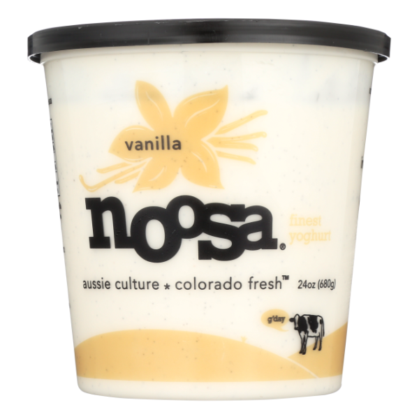 Noosa Yogurt, Finest, Vanilla Bean, 24 Ounce