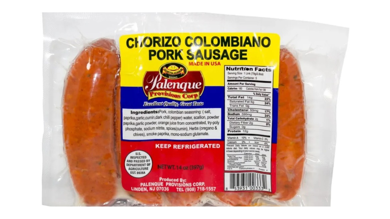 Palenque Chorizo Colombiano