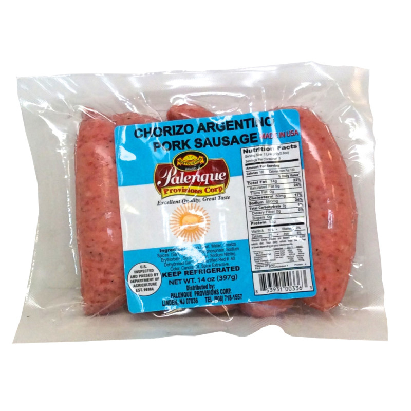 Palenque Chorizo Argentino Pork Sausage