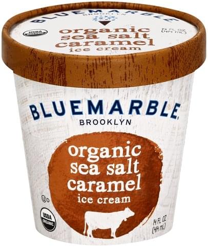 Blue Marble Ice Cream, Organic, Sea Salt Caramel