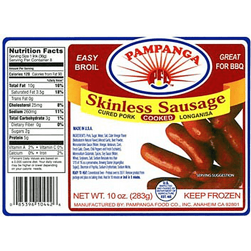 Pampanga Sweet Sausage