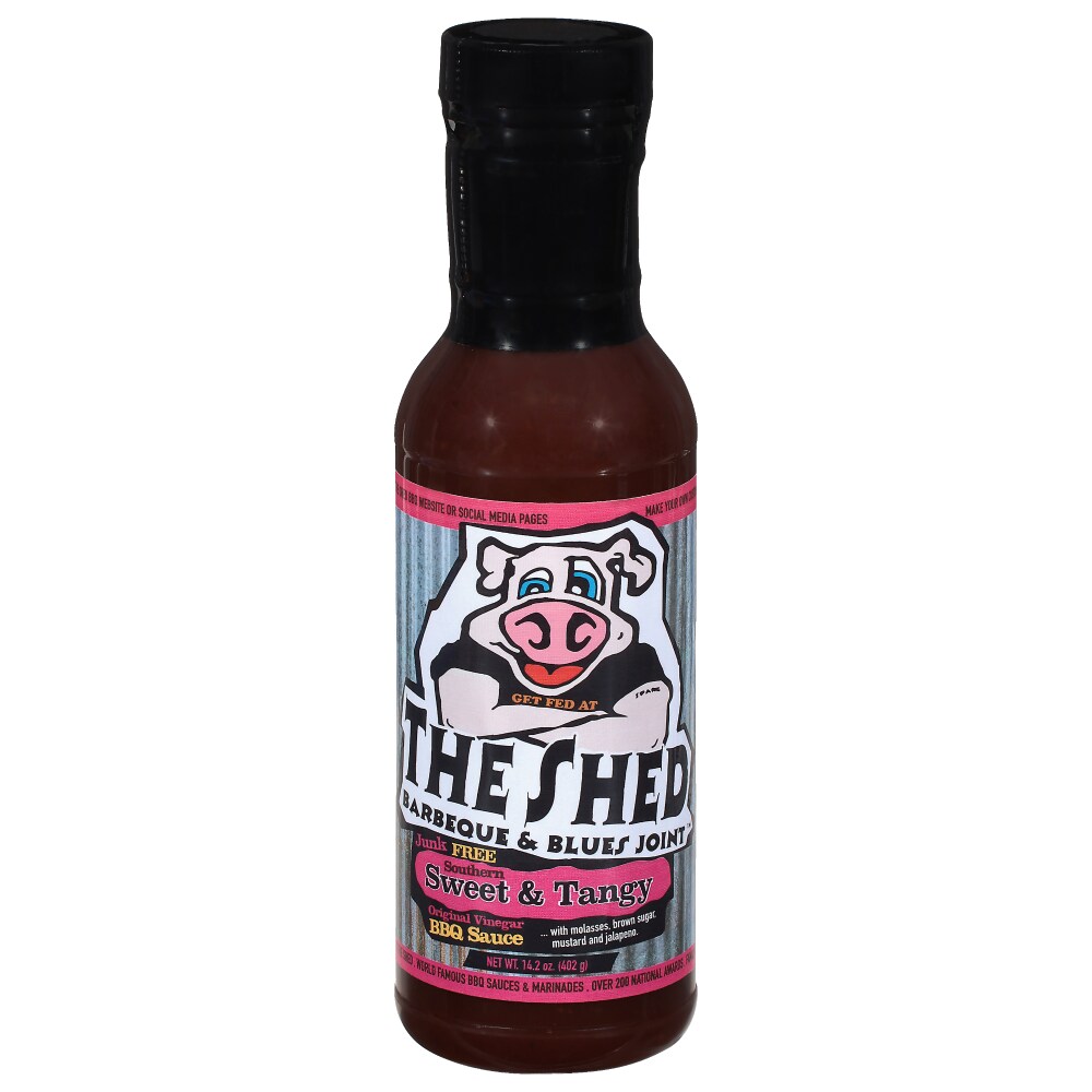 The Shed Bbq Sauce, Spicy Vinegar 14 Oz