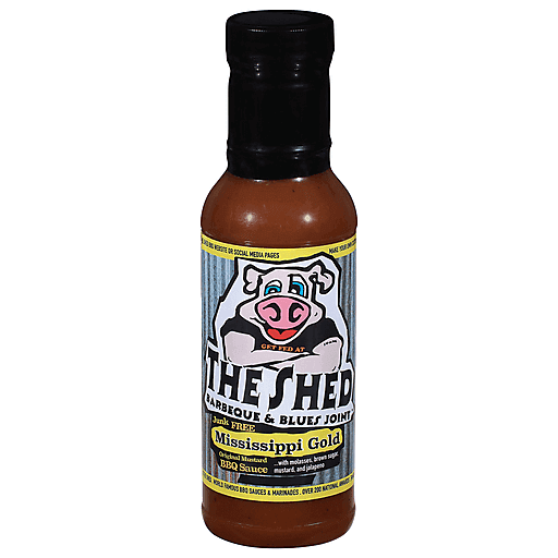 The Shed Bbq Sauce, Spicy Mustard 13.5 Oz
