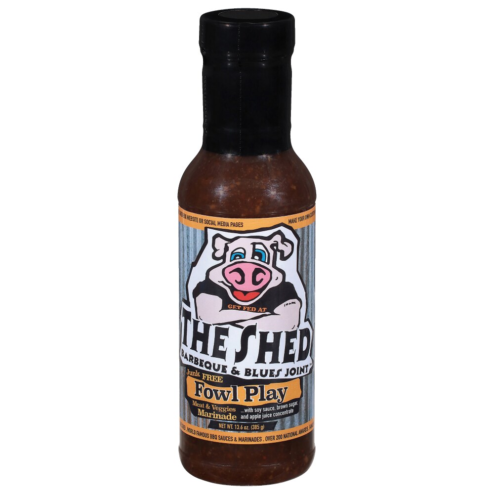 The Shed BBQ: Barbeque & Blues Joint Fowl Play Marinade, 13.5 Oz