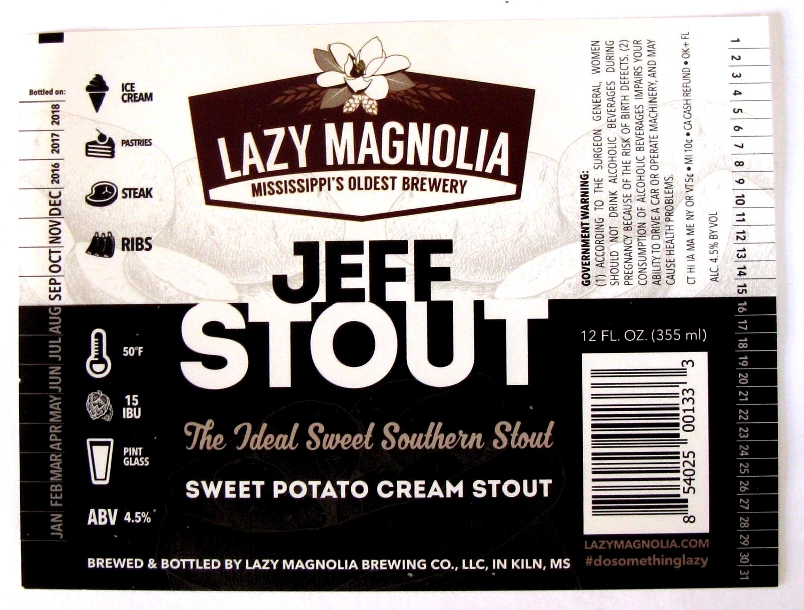 Lm Jefferson Stout - 12oz