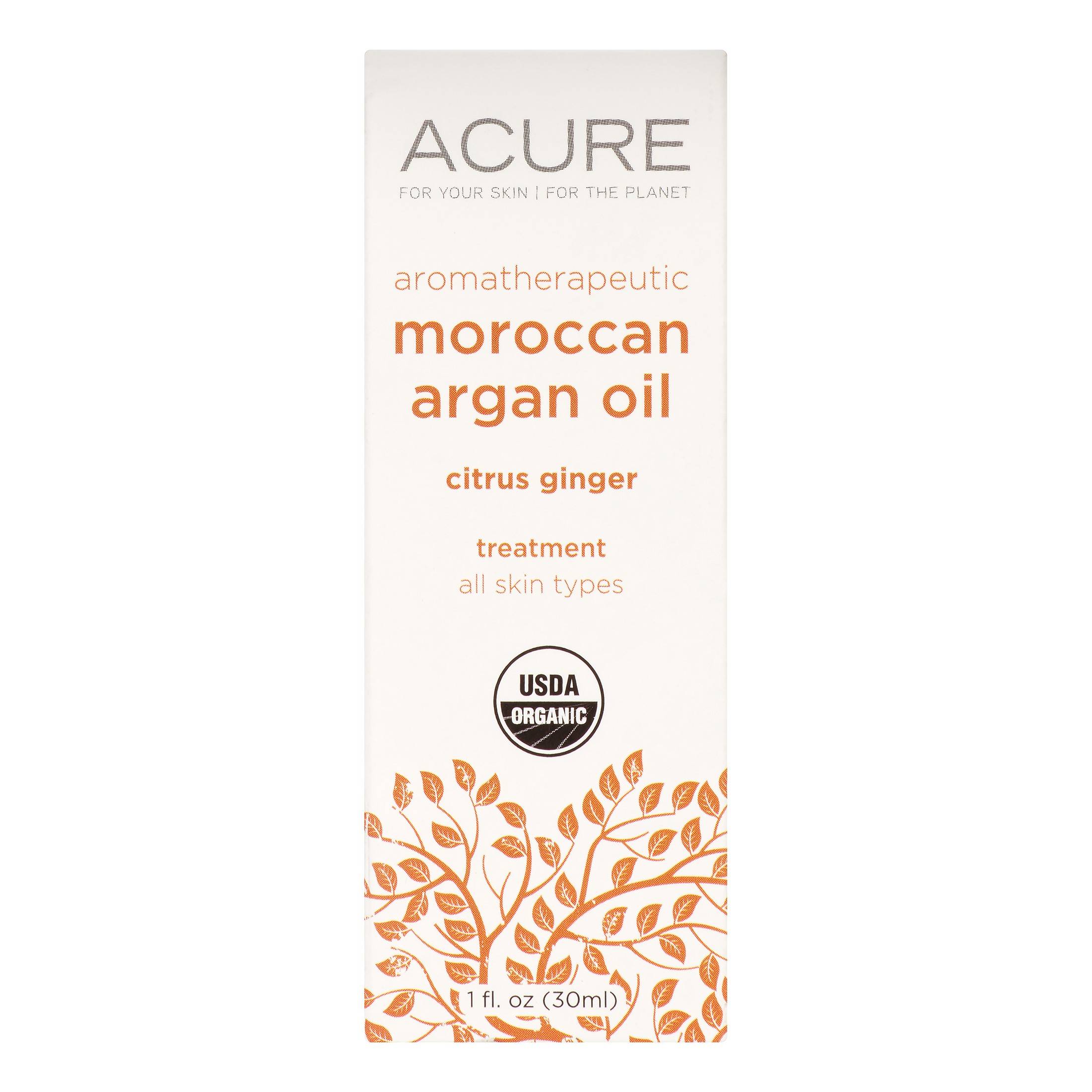 Acure Brilliantly Brightening Citrus Argan Oil - 1 Fl Oz