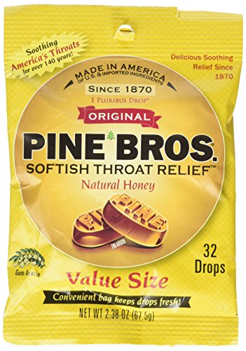 Pine Bros Original Softish Throat Relief Natural Honey